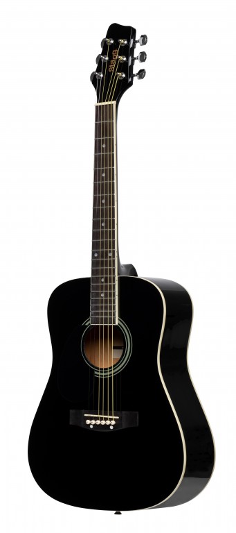 3/4 Dreadnought Ac.Gt.Lfthd Bk