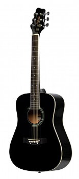 3/4 Dreadnought Ac.Gt.Lfthd Bk
