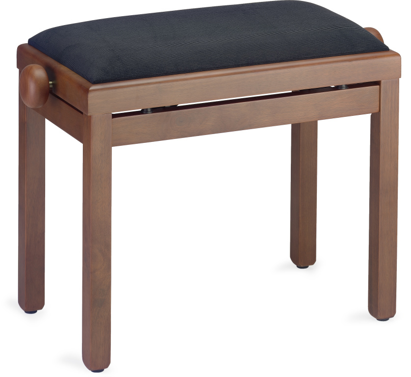 Walnut Light Bench Mat+Bk Vel
