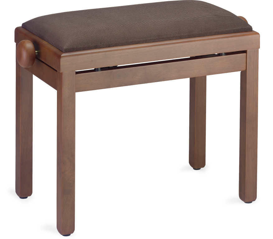 Walnut Light Bench Mat+Br Vel