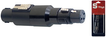 1 Spk Plug Male/Xlr Fem.Adapt