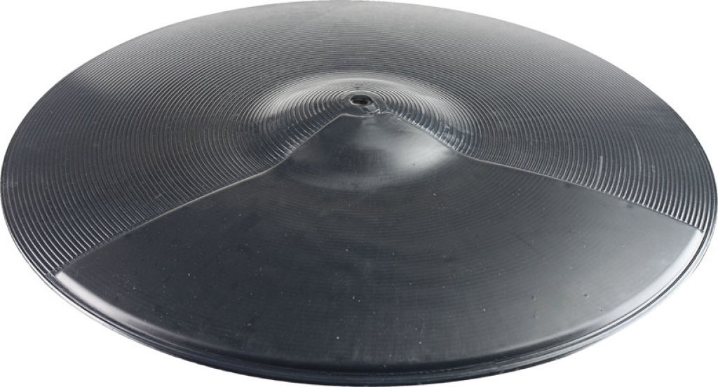 1 X 16" Black Plastic Cymbal