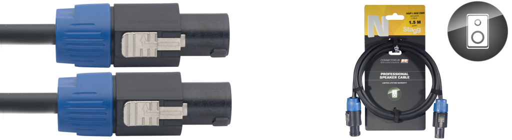 1,5M/5F-1,5 Cbl Sp-Sp 4P/2W Dl - 2