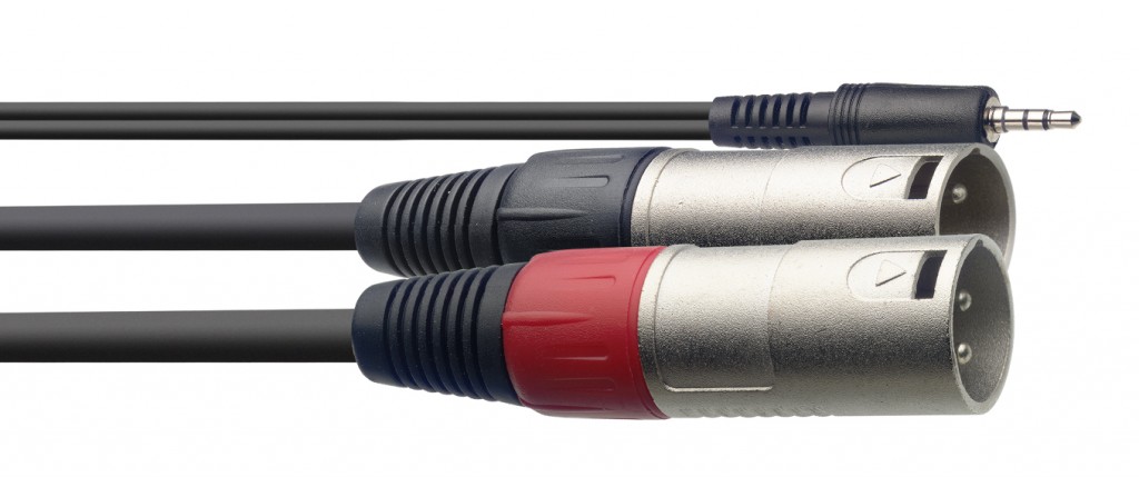 3M/9F Split Minist.Plug -2Xlrm