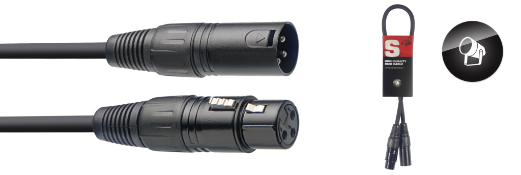 0,5M/1,6F Dmx Cbl Xlrf-Xlrm 3P