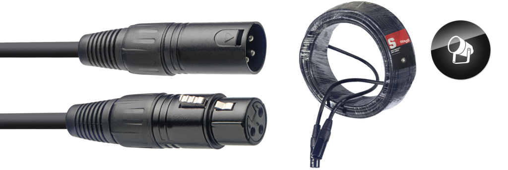 20M/66F Dmx Cable Xlrf-Xlrm 3P