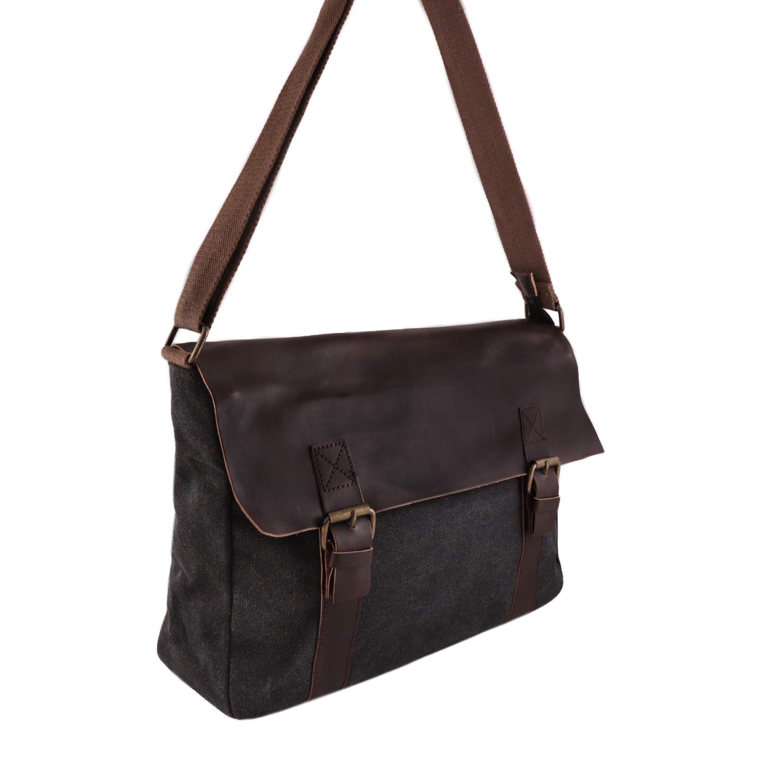 Axelremsväska kanvas, beige - 2