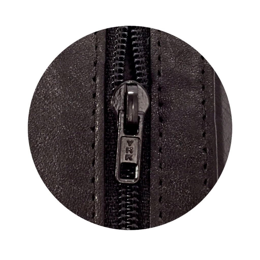 Herrplånbok / plånbok, läder, svart - 4