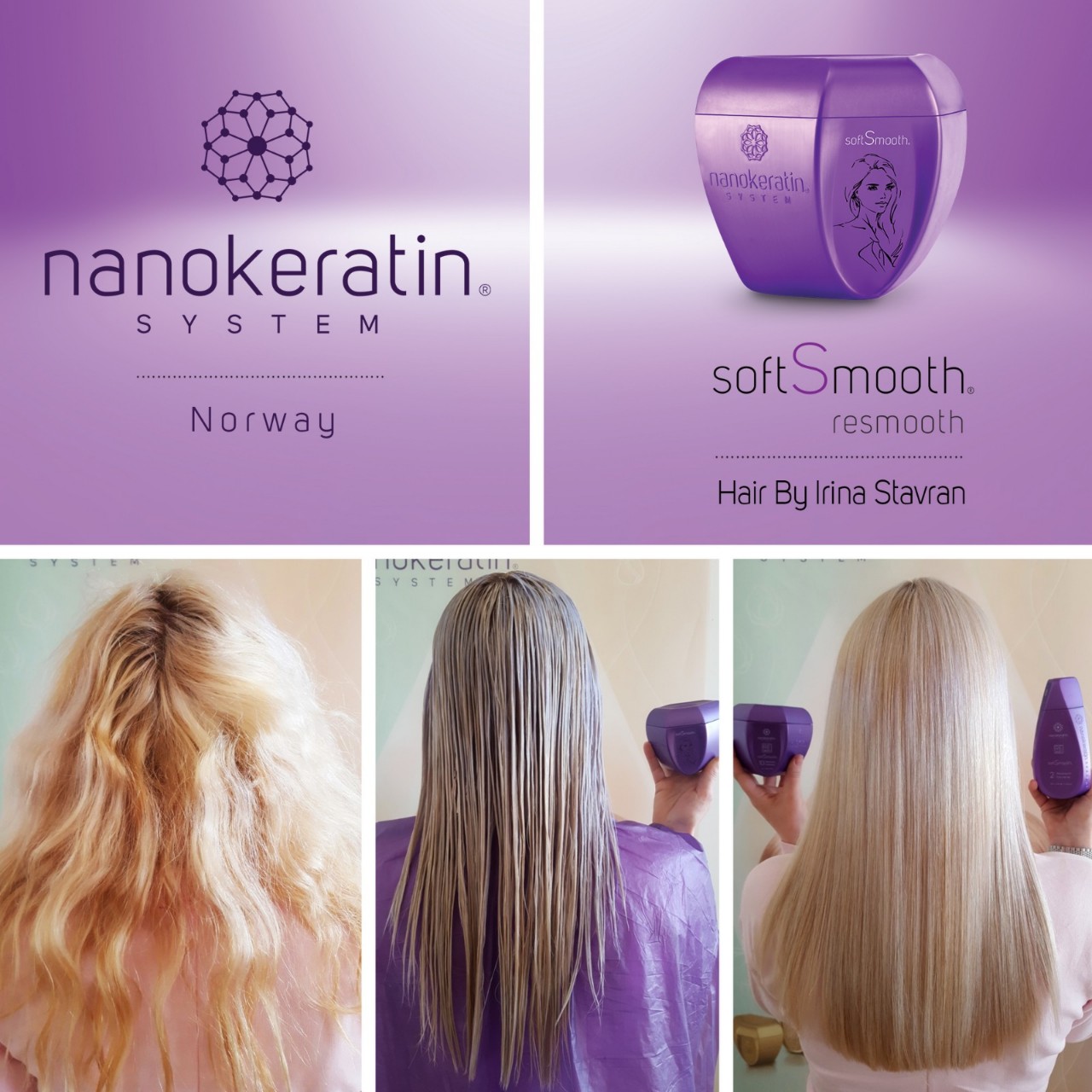 Resmooth (gjenoppretting, anti frizz og retting)