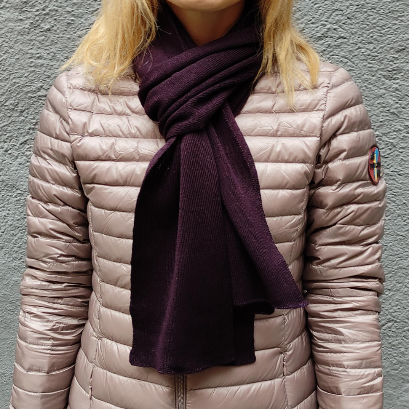 SWED2WALK - 100% MERINO Wool scarf - Purple