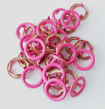 Snap-on button Ring Cherry