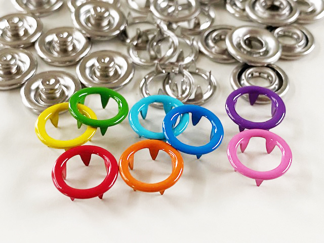 Rainbowpackage Snap-on button ring - 2
