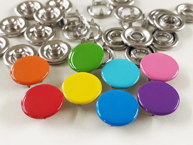 Rainbowpackage Snap-on button coverd - 2