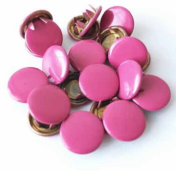 Snap-on button Coverd Cherry