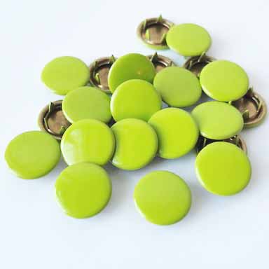 Snap-on button Coverd Lime