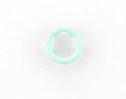 Tryckknapp ring Ljus mint - 2