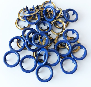 Snap-on button ring Navy