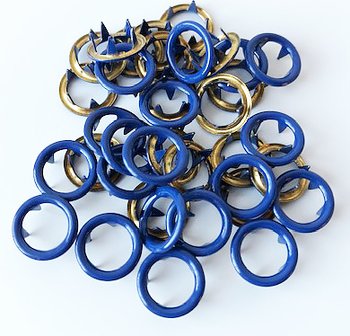 Snap-on button ring Navy