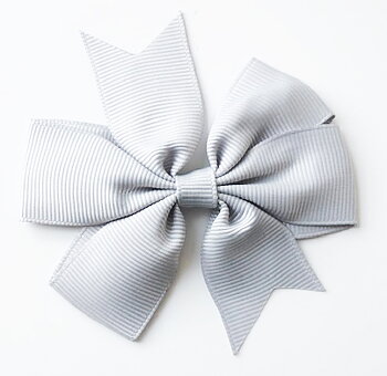 Bow 80x80mm light grey
