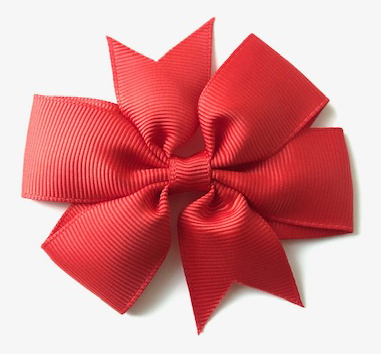 Rosett 80x80mm Röd