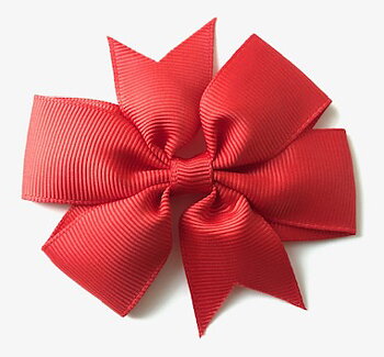 Bow 80x80mm Red