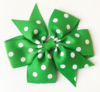 Bow Green polkadot 80x80mm
