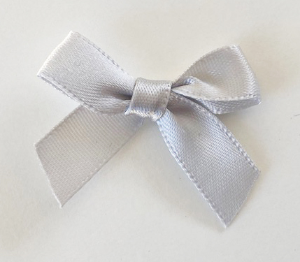 Rosett Satin Ljusgrå