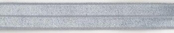 Foldover elastics 16mm Grey