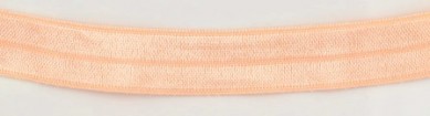 Foldover elastics 16mm Peach