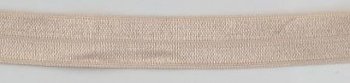Foldover elastics 16mm Beige