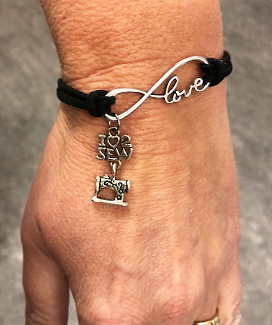 Armband I love 2 sew