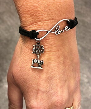 Armband I love 2 sew
