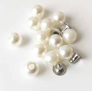 Rivet Pearl round 8mm