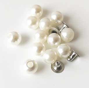 Rivet Pearl round 8mm