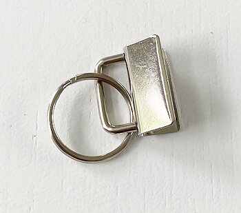 Keychain Ring sivler colouerd 25mm