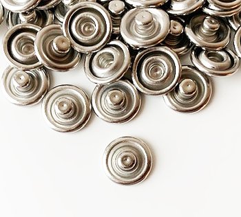 Malepart to snap-on buttons, sparepart