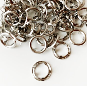 Ringpart to snap-on buttons, sparepart