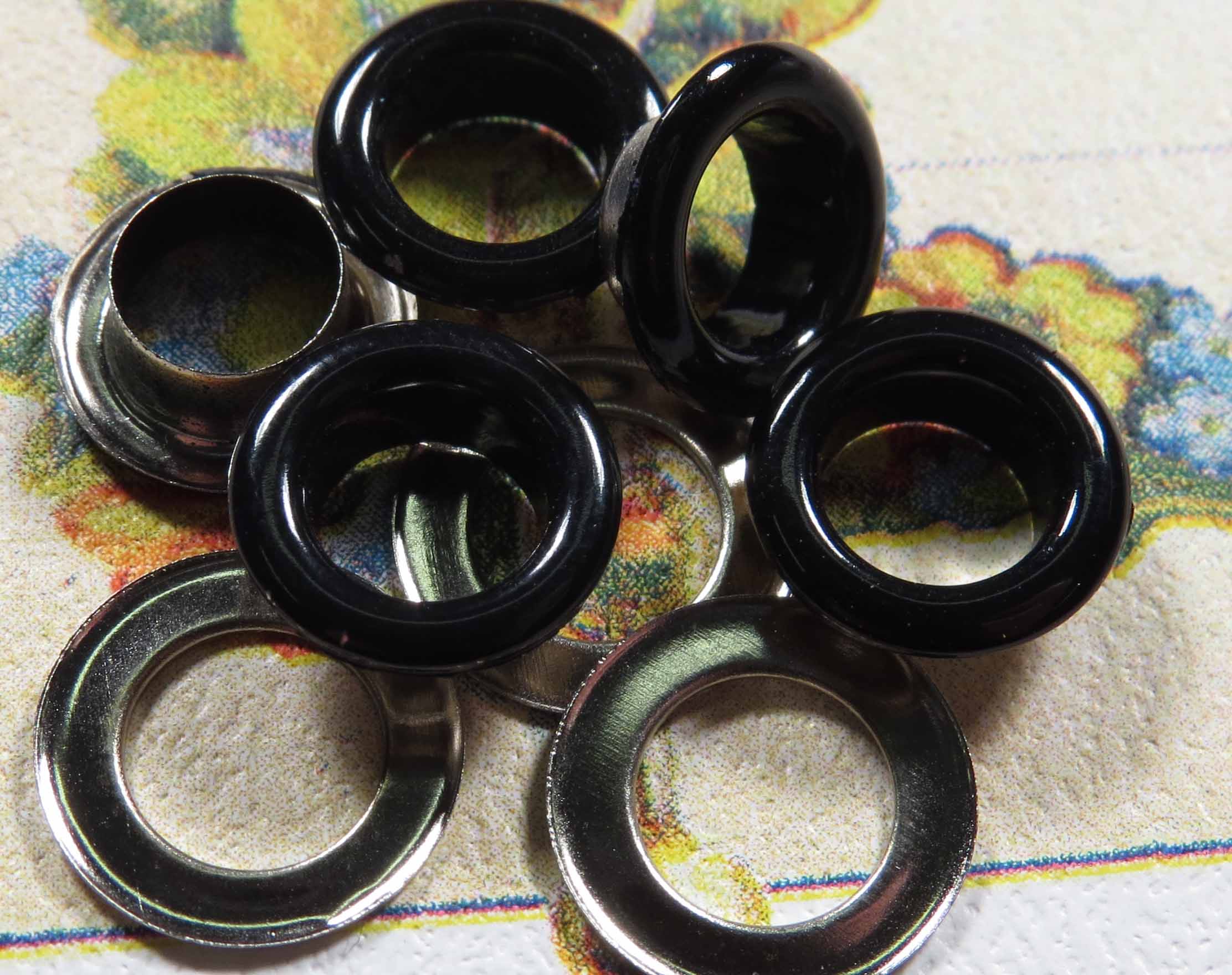 Öljett 10mm Svart