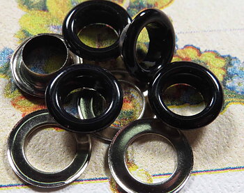 Öljett 10mm Svart