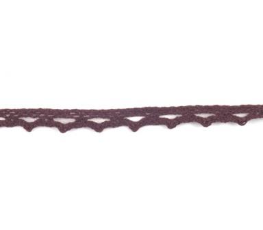 Stumspets bomull brun 10mm