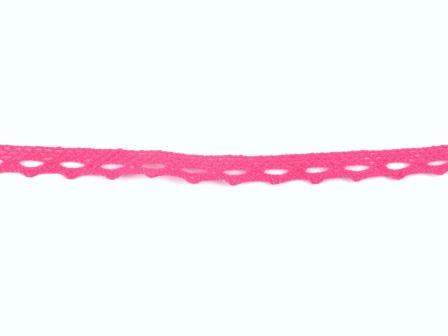 Non elastic lace cotton cherry 10mm