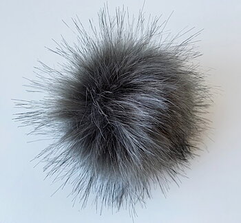 Big fureball Dark grey