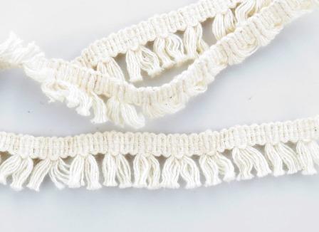 Stumspets bomull tassel natur 15mm