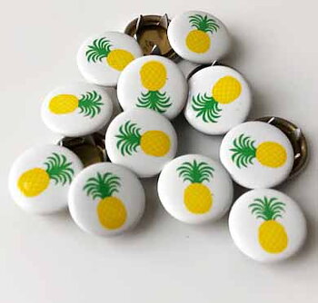 Tryckknapp Ananas