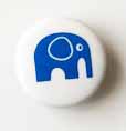 Snap-on button Blue Elephant Trådsnella - 2