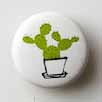 Snap-on button Cactus in a pot - 2