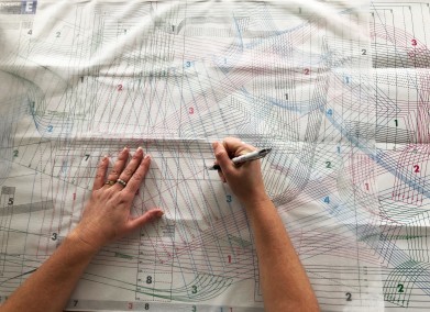 Non-woven mönsterpapper 5x0,6m - 2