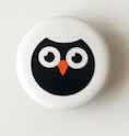 Snap-on button Black Owl Tyglycka - 2
