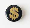Tryckknapp Guld dollar - 2