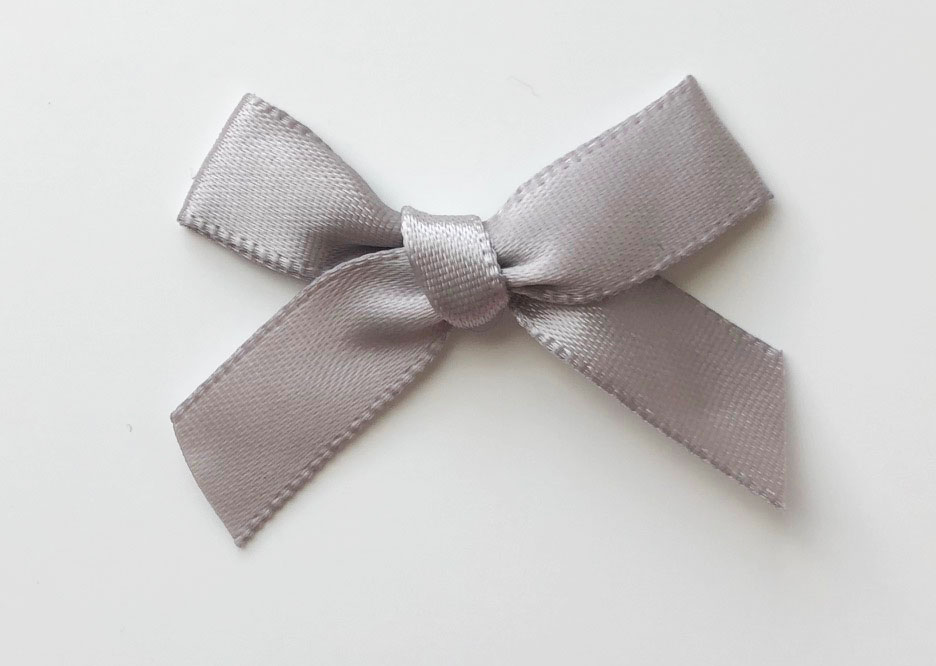 Rosett Satin Grå